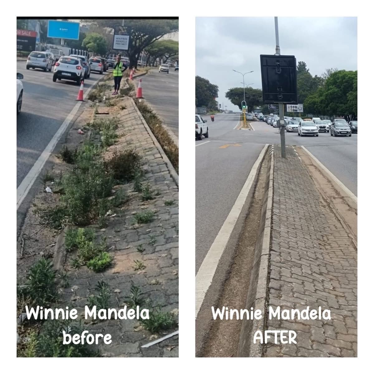 Winnie Mandela — Before & After
